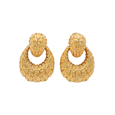 floremure素金大体量吊坠耳饰