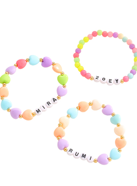 甜美叠戴猎魔女团手串套装