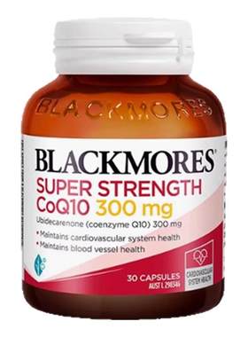 澳佳宝BLACKMORES辅酶素q10软胶囊300mg熬夜心肌血管澳洲保健品