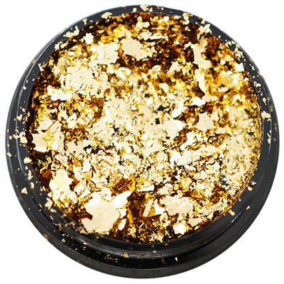 日本MissMoeGel不规则银指甲饰品