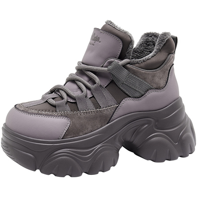 LeeCooper【孟子义同款系列】老爹鞋女款2025新款冬7cm增高休闲鞋