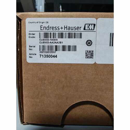 议价EH恩德斯豪斯污泥浓度传感器   CUS50D-AA2AA2B1  原装正品