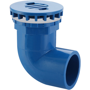 鱼缸弯排PVC管件90度强排水弯头平底直排水上下水管接头放水配件