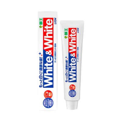 狮王white美白防蛀大白牙膏150g