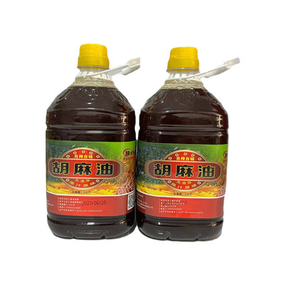 山西大同纯胡麻油月子油农家热榨