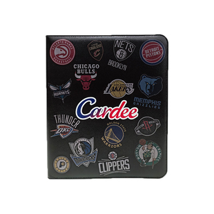 Cardee卡帝NBA授权队标主题卡册卡牌周边卡片收藏黑色活页九宫格