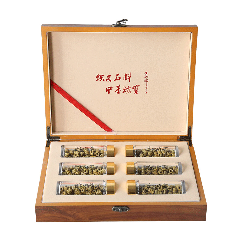 霍山原产铁皮石斛枫斗5年生鲜条60g~120g礼盒装送长辈 旗舰店正品