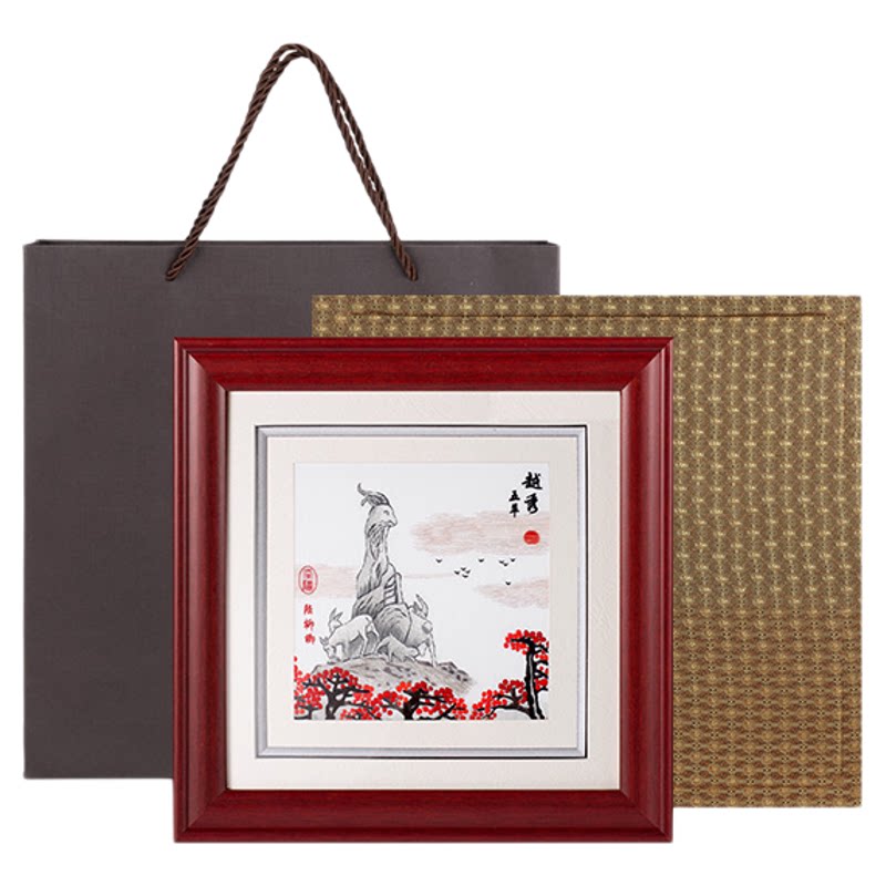 品粤挂画手工刺绣伴手礼广州特色