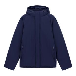 EMPORIO ARMANI/阿玛尼EA7/冬季新款男加厚连帽户外面包棉服外套