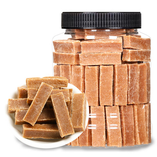 哟嗨呆原味山楂条500g果丹皮零食山楂条片罐装无添加剂无糖精宝宝