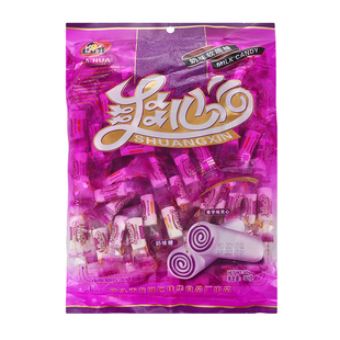 爽心香芋奶糖拉丝手撕夹心软糖喜糖网红追剧小零食随身糖