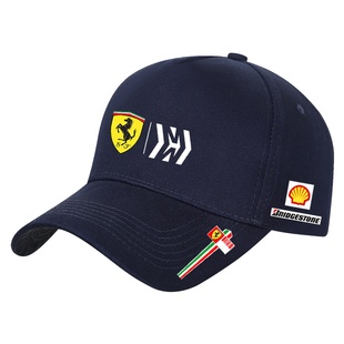 冰人夺冠莱科宁法拉利F1比赛服周边鸭舌帽遮阳棉吸汗防晒夏季男女
