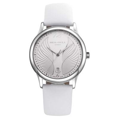 品牌海鸥表手表时尚贝母轻奢小众全自动机械手表女表天使之翼6017