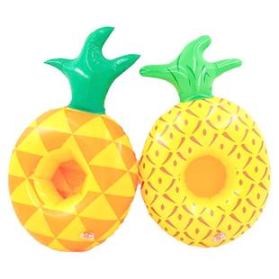 火烈鸟游泳圈水上饮料可乐杯座充气杯托儿童游戏水泳池漂浮玩具