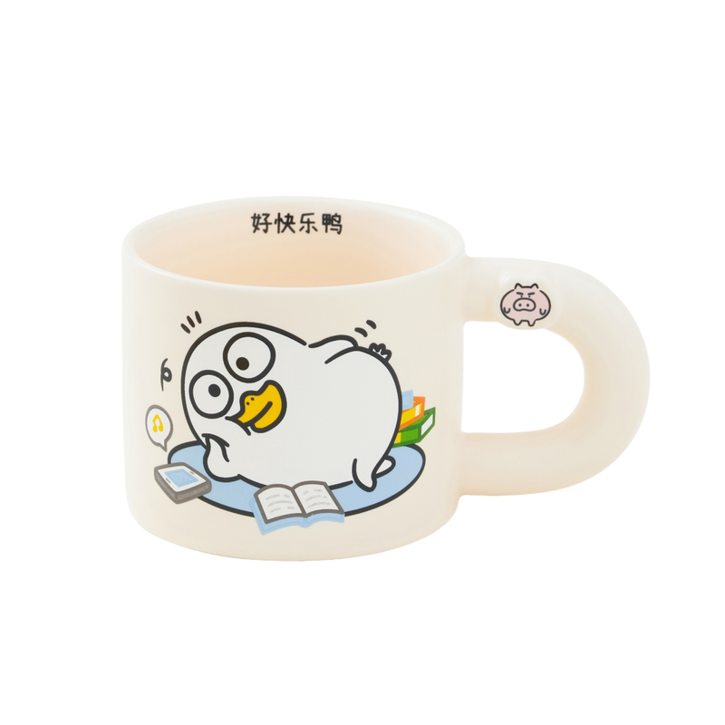 言仓小刘鸭陶瓷马克杯可爱礼物