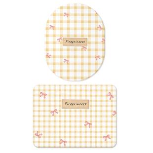 火公主条纹蝴蝶结鼠标垫便捷滑鼠桌垫女办公硬质定制小号电脑垫