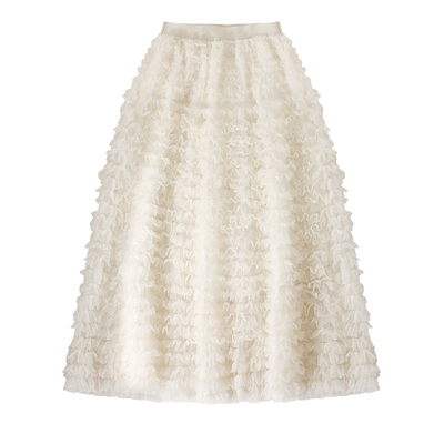 大于诗集 衣柜里的花园 重工蛋糕网纱半身裙女公主裙蓬蓬裙长裙冬