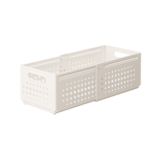 可伸缩橱柜收纳盒抽屉分隔式厨房整理盒桌面零食杂物收纳筐储物盒