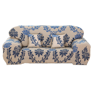 老式皮沙发套全包套罩欧式单懒人弹力四季款一二三组合通用型