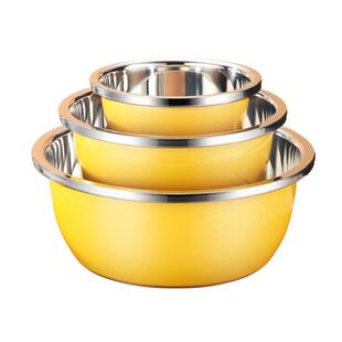 不锈钢盆和面盆大盆子家用厨房小饭盆油盆汤盆加厚菜盆麻辣烫铁盆