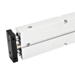 双杆气缸长行程双轴加长型小型TN10/16/20气动配件双出杆双杠汽缸