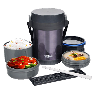 THERMOS/膳魔师保温饭盒三层分装