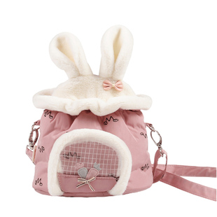 小宠仓鼠金丝熊鹦鹉外带笼荷兰猪蜜袋鼯秋冬保暖窝加绒透气外出笼