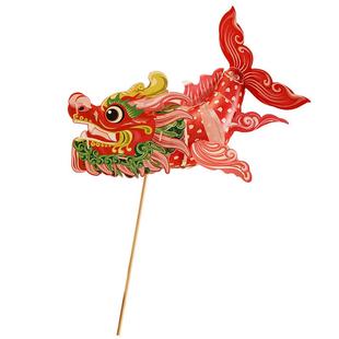 结婚接亲鳌鱼灯笼拍照氛围道具新娘晨袍婚礼装饰创意diy手持龙灯