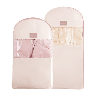 羽绒服压缩防尘罩衣架衣柜衣服家用挂衣袋透明中长款大衣挂式衣罩