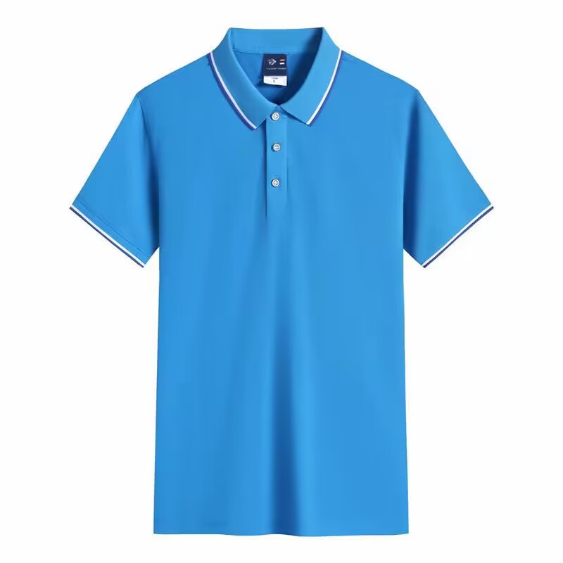 夏季工作服T恤定制速干POLO衫餐厅网咖奶茶店短袖广告衫印字LOGO
