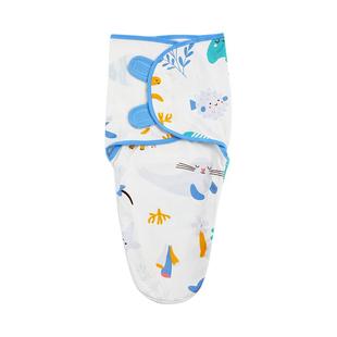 七彩博士新生儿包巾初生婴儿四季款防惊跳襁褓宝宝抱被防惊吓睡袋