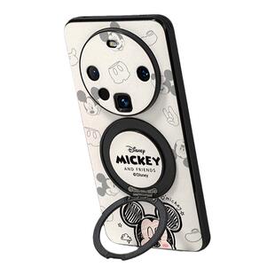 瞌睡奇奇适用mate80pro华为手机壳mate70新款磁吸超薄素皮pro+带支架联名Ho3潮牌70Pro+创意网红迪士尼外壳