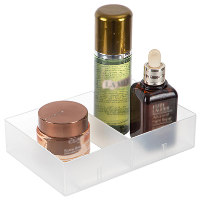 日本霜山化妆品收纳盒抽屉镜柜