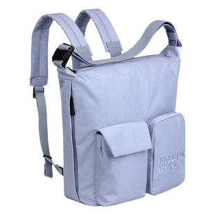 希伯莱多功能斜挎包双肩包妈咪袋外出大容量运动健身干湿分离男女