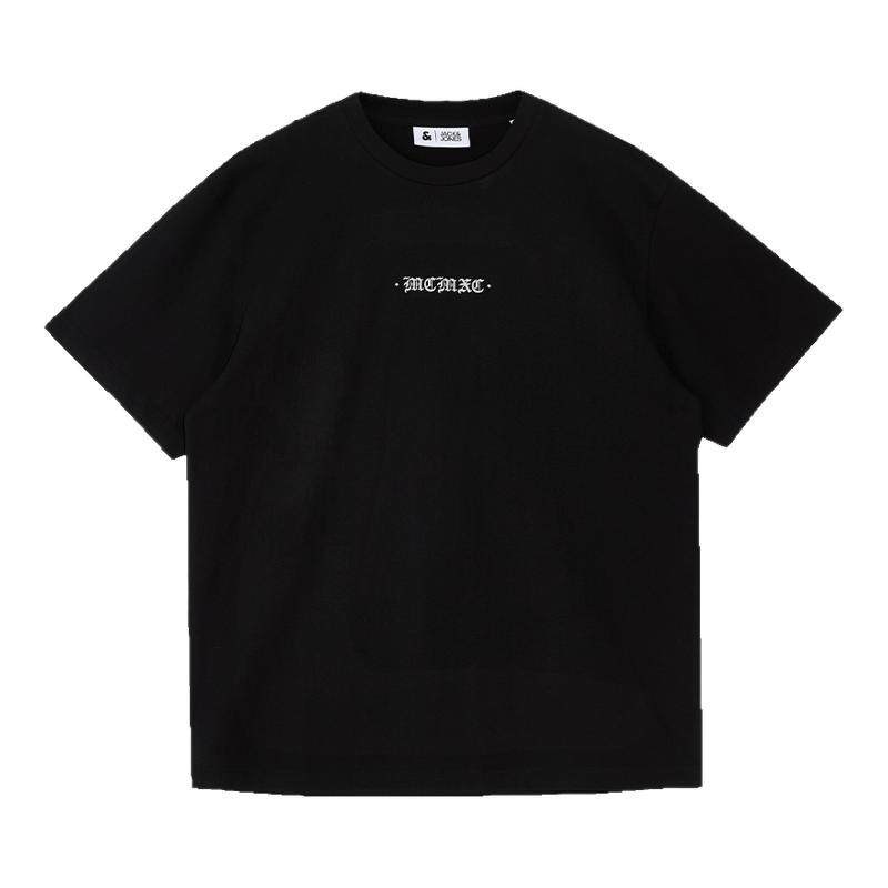 【T恤清仓】杰克琼斯男士短袖T恤夏季复古打底衫重磅棉情侣装短袖