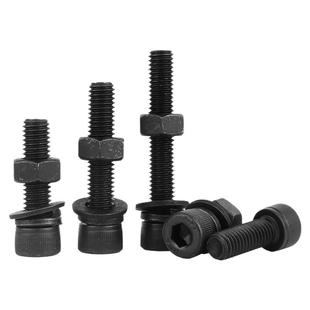 12.9级高强度加长内六角螺丝螺母套装大全组合特长螺杆螺栓平弹垫