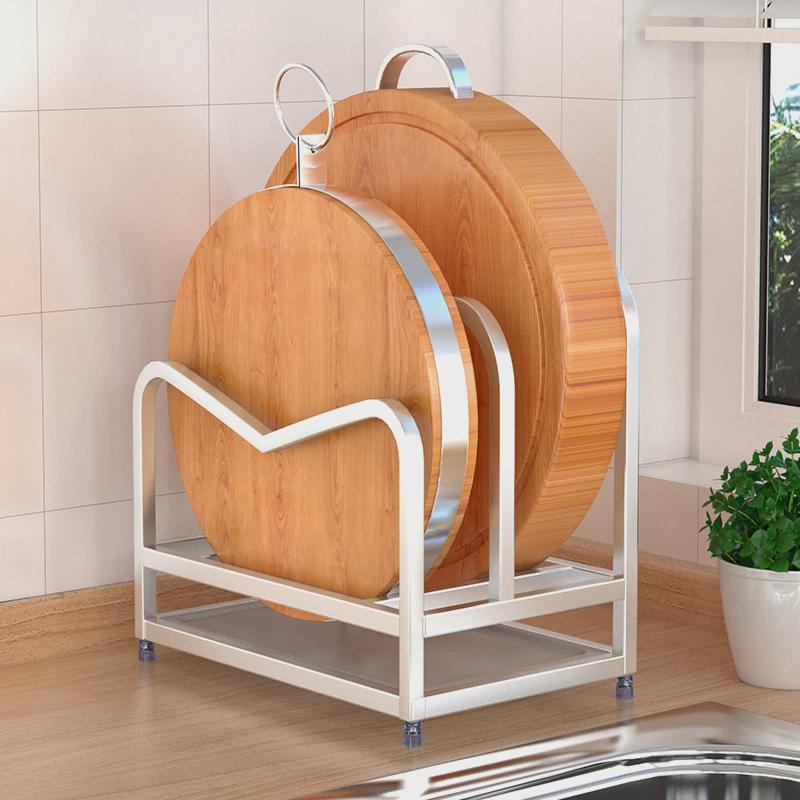 不锈钢砧板架厨房专用案板架菜板放置架锅盖支架切菜板置物架收纳