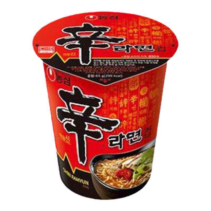 农心香菇牛肉辛拉面辣白菜杯面鲜虾味桶装方便面夜宵速食泡面