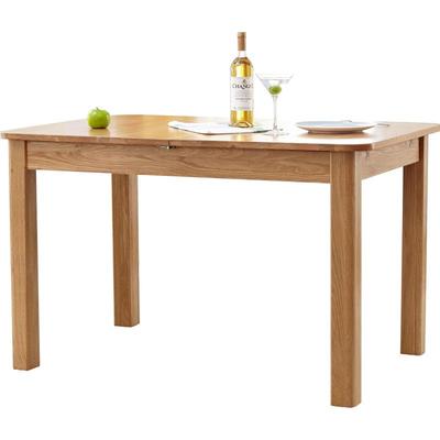 源氏木语实木伸缩折叠餐桌小户型