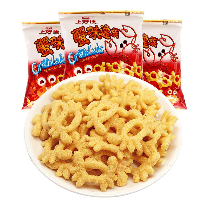 上好佳蟹味逸族5g袋蟹味休闲零食