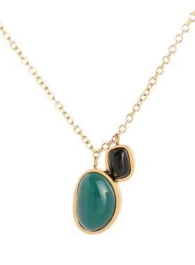 小众轻奢设计玛瑙吊坠项链女