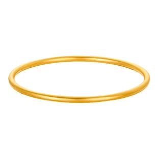 古法传承金包银手镯纯实心镯子女仿真黄金素圈不掉色结婚首饰手环