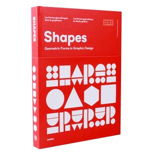英文原版书籍 Shapes有形 海报平面品牌广告包装logo字体设计作品集案例素材书籍 几何图形在平面设计中的运用