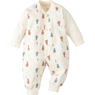 婴儿春装纯棉连体衣春秋季衣服一秋装四五六七八九十龄到宝宝个月