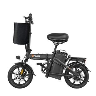 雅迪电动车折叠电动自行车新国标锂电池超轻便携代驾车小型电瓶车