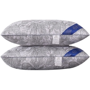 正品酒店枕头可水洗舒适枕芯成人家用枕头一对羽丝绒枕芯学生单人