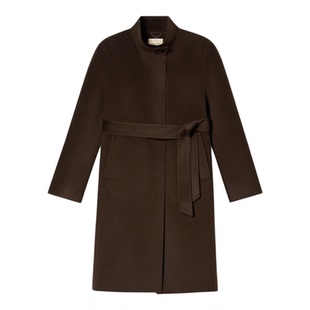 诗篇专选美拉德纯羊绒宽松双面呢子大衣外套2025秋款