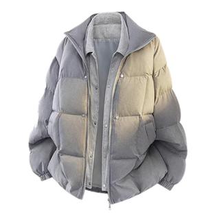 【敖瑞鹏代言】Genio Lamode假两件设计冬季翻领加厚保暖外套男