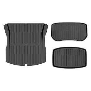 适用Model3Y焕新版特斯拉YL后备箱垫TPE前后尾箱垫脚垫改装丫配件