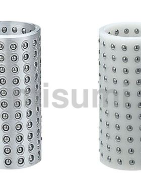 滚珠导套树脂钢珠MBS MBJ20/22/25/28/32/38/45/50/60代替米思米